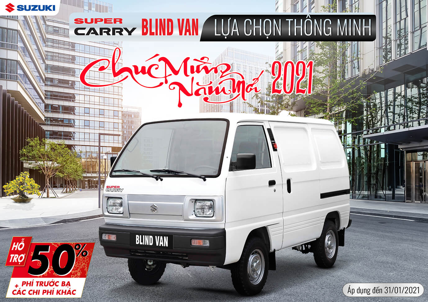 km blind van t1/2021