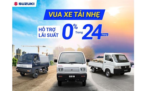 Khuyến mãi tháng 9/2023 Suzuki Vinh cho xe tải