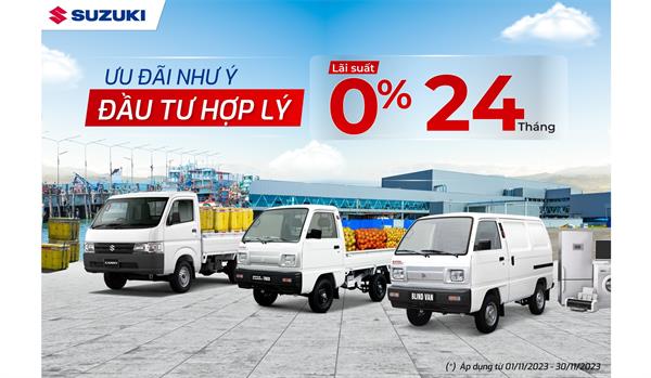 Khuyến mãi xe tải Suzuki 11/2203