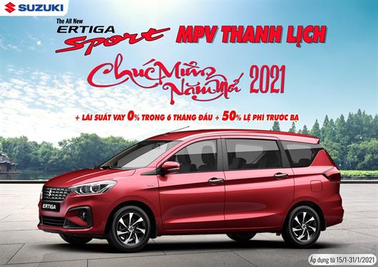 Ưu đãi tháng 1/2021 tại Suzuki Vinh